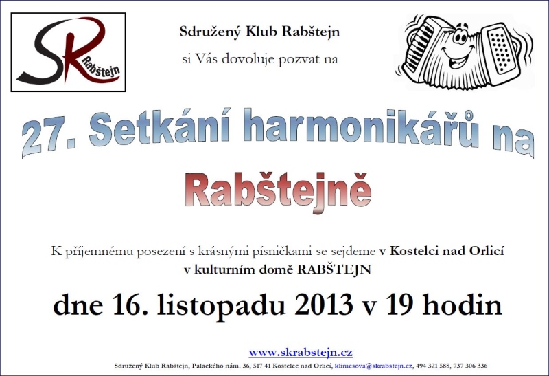 Pozvánka na Rabštejn 2013