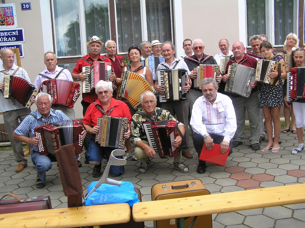 Společná fotografie ze setkání ve Vřesovicích